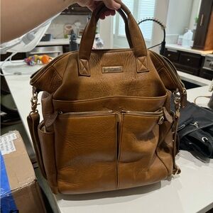 Lily jade leather travel/diaper bag